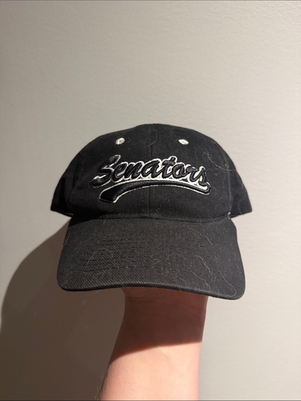 CCM Black 'Senators' Script Baseball Hat